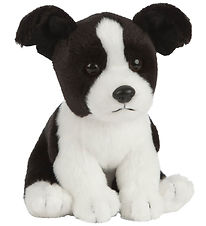 Living Nature Soft Toy - 21x13 cm - Border Collie-puppy - Black/