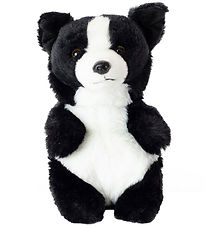 Living Nature Soft Toy - 18x10 cm - Baby Border Collie - Black/W