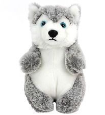 Living Nature Soft Toy - 16x10 cm - Baby Husky - Grey