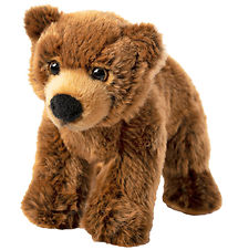 Living Nature Soft Toy - 24x17 cm - Grizzly Bear - Brown