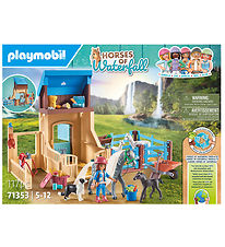 Playmobil Chevaux de Cascade - Amelia & Whisper av. Box  chevau