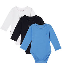 Tommy Hilfiger Gift Box - Bodysuit l/s - 3-Pack - Desert Cloud