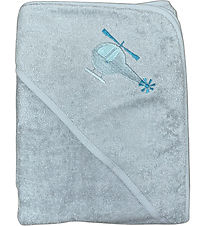 Nørgaard Madsens Baby towel - 100x100 cm - Dusty Green w. Hel