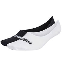 adidas Performance Footies - 2-Pack - Black/White