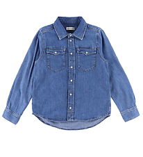 GANT Shirt - Relaxed Denim - Mid Blue Worn In