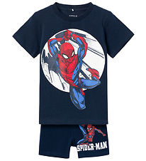 Name It Pyjama Set - NmmNow Spider-Man - Noos - Dark Sapphire