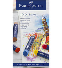 Faber-Castell Pastels Gras - 12 pices