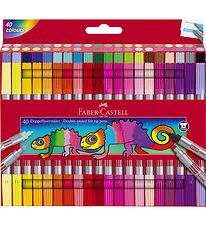 Faber-Castell Marqueurs Magiques - Double pais/Fin - 40 pices