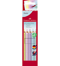 Faber-Castell Crayons de couleur - Triangulaire - Gant Grip - 5