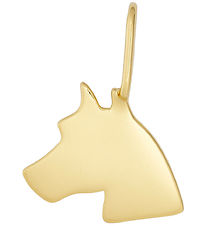 Design Letters Pendant To Necklace - Horse - 18K Gold Plated