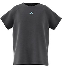 adidas Performance T-paita - JG Tee Lux - Harmaa Kirjava