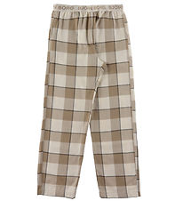 Bjrn Borg Night Trousers - Beige/Brown Check