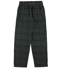 Bjrn Borg Night Trousers - Core - Army Green/Navy Check