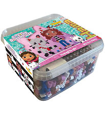 Hama Maxi Beads - 900 pcs + 1 Plate - Gabby's Dollhouse