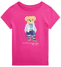 Polo Ralph Lauren T-Shirt - Roze m. Knuffel