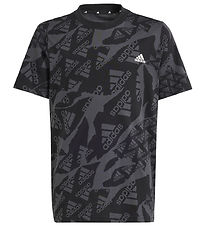 adidas Performance Stuttermabolur - J Camlog T - Svart/Grey