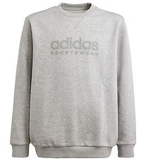 adidas Performance Sweat-shirt - J Allszn GFX SW - Gris Mlange