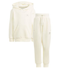 adidas Originals Sweatset - Hoodie Set - Creme