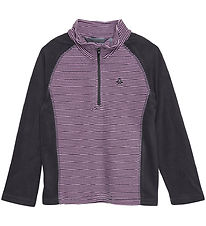 Color Kids Fleece Sweater - Striped - Violet Tulle