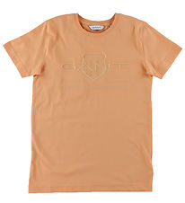 GANT T-Shirt - Toon Shield - Coral Apricot