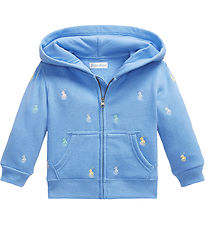 Polo Ralph Lauren Cardigan - Harbour Island Blue m. Logo's