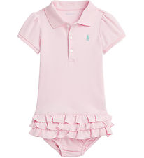 Polo Ralph Lauren Jurk m. Bloomers - Hint van Roze