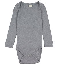 Smallstuff Bodysuit l/s - Light Grey Melange