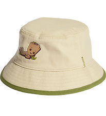 adidas Performance Bucket Hat - LK MRVL IAG BKT - Beige/Grön