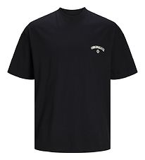 Jack & Jones T-Shirt - Jordanie - Black/Loose