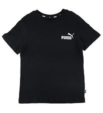 Puma T-Shirt - ESS Small Logo Tee - Schwarz m. Print