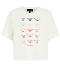 Emporio Armani T-Shirt - Recadr - Blanc av. Logos