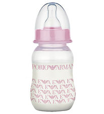 Emporio Armani Feeding Bottle - Plastic/Silicone - 130 mL - Pink