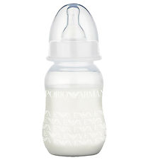 Emporio Armani Babyflesje - Plastic/Silicone - 130 ml - Wit