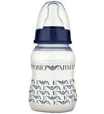 Emporio Armani Nappflaska - Plast/Silikon - 130 ml - Marinblå