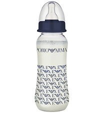 Emporio Armani Nappflaska - Plast/Silikon - 240 ml - Marinblå