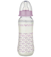 Emporio Armani Feeding Bottle - Plastic/Silicone - 240 mL - Pink