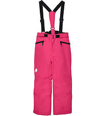 Color Kids Ski Pants w. Suspenders - Fuchsia Purple