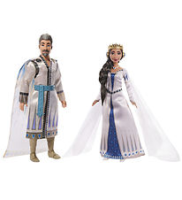 Disney Wish Poppen - 30/27 cm - Koning Magnifico/Koningin Amaya