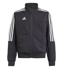 adidas Performance Cardigan - J Hot Ttop - Zwart/Wit