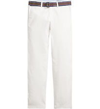 Polo Ralph Lauren Buxur - Bedford - C Core - Hvítur M. Belti