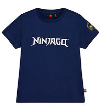 LEGO Ninjago T-shirt - LWTano - Dark Navy w. Text
