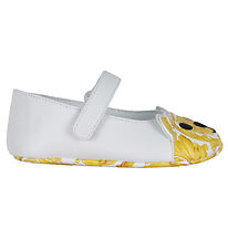 Versace Ballerina Slippers - White/Yellow w. Bear