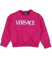 Versace Sweatshirt - Fuchsia w. White