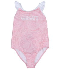 Versace Badeanzug - Rosa/Wei m. Print