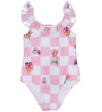 Versace Swimsuit - Tutu Pink/White Check w. Flowers