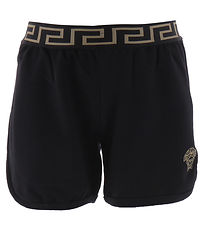 Shorts en Molleton Versace - Noir av. Or