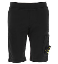 Stone Island Sweat Shorts - Black