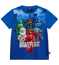 LEGO Ninjago T-shirt - LWTano - Blue w. Print