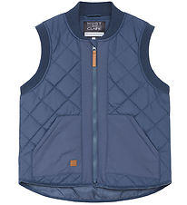 Hust and Claire Puffer Vest - HCEg - Peony Blue