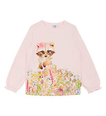 Hust and Claire Blouse - HCAmmy - Icy Pink w. Raccoon